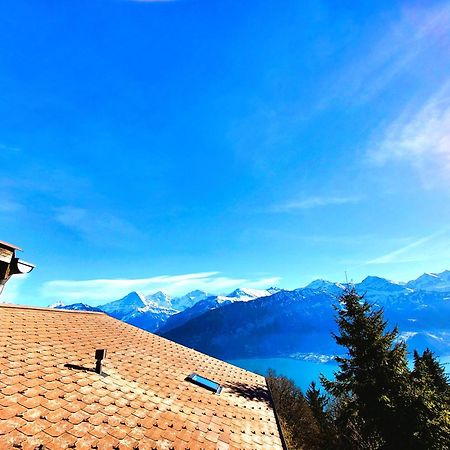 Chalet Lilo 4 Zimmer big View Beatenberg Eksteriør bilde