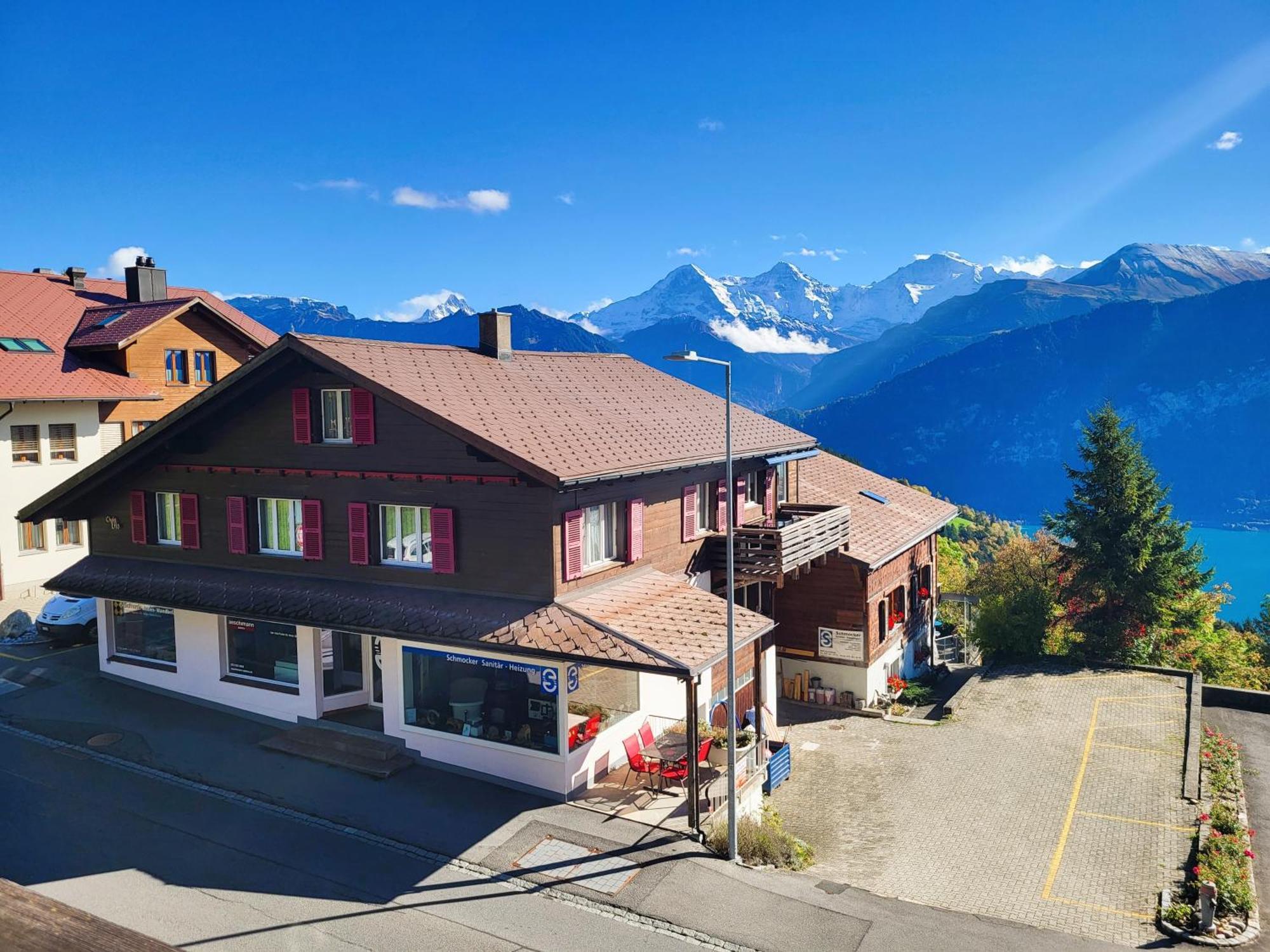Chalet Lilo 4 Zimmer big View Beatenberg Eksteriør bilde