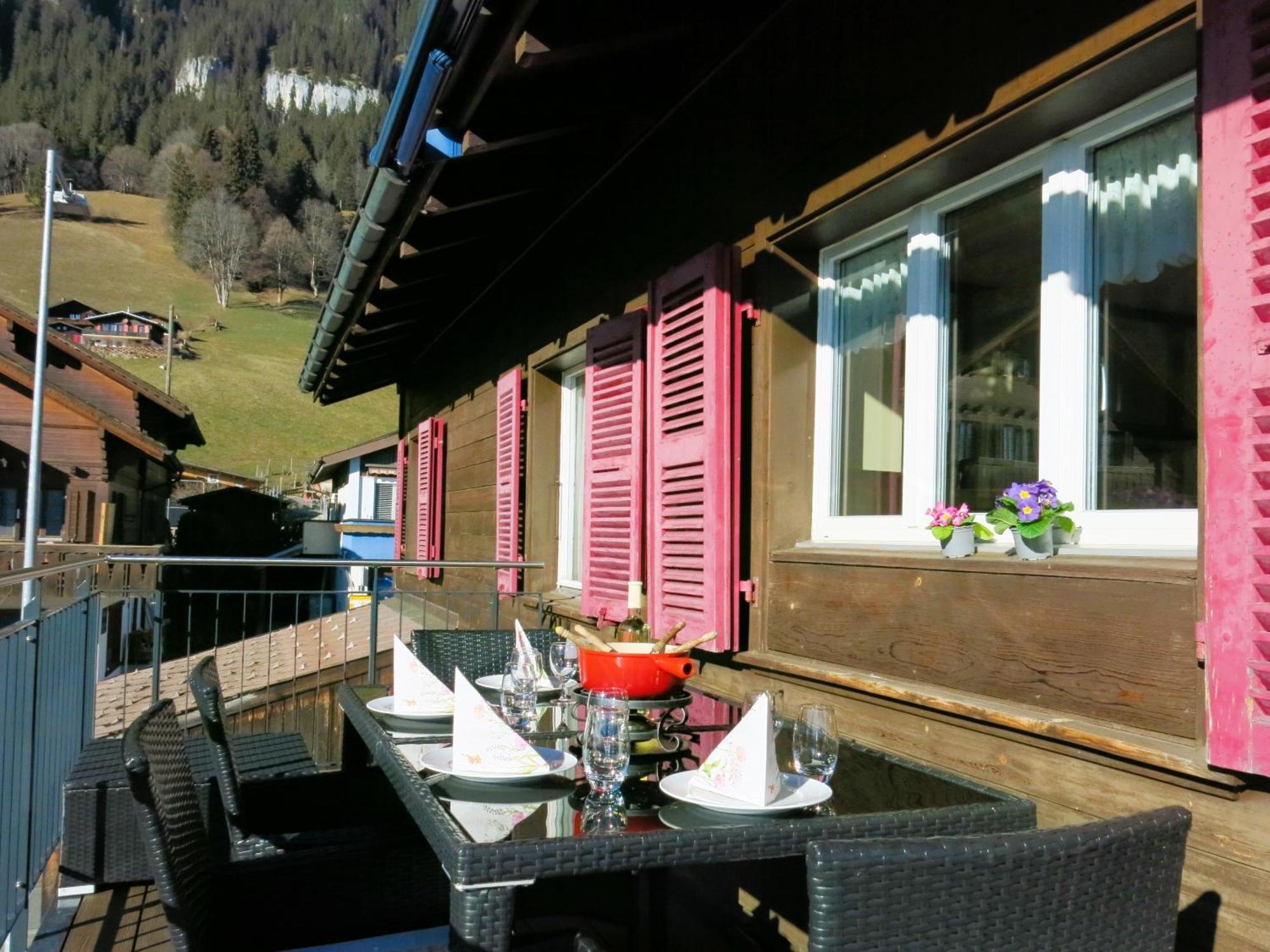 Chalet Lilo 4 Zimmer big View Beatenberg Eksteriør bilde